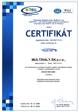 EN ISO 9001:2008